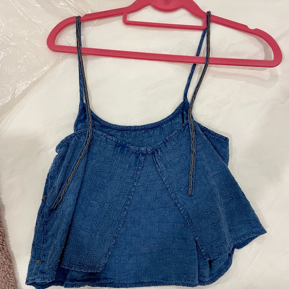 Zara Indigo Camisole Top